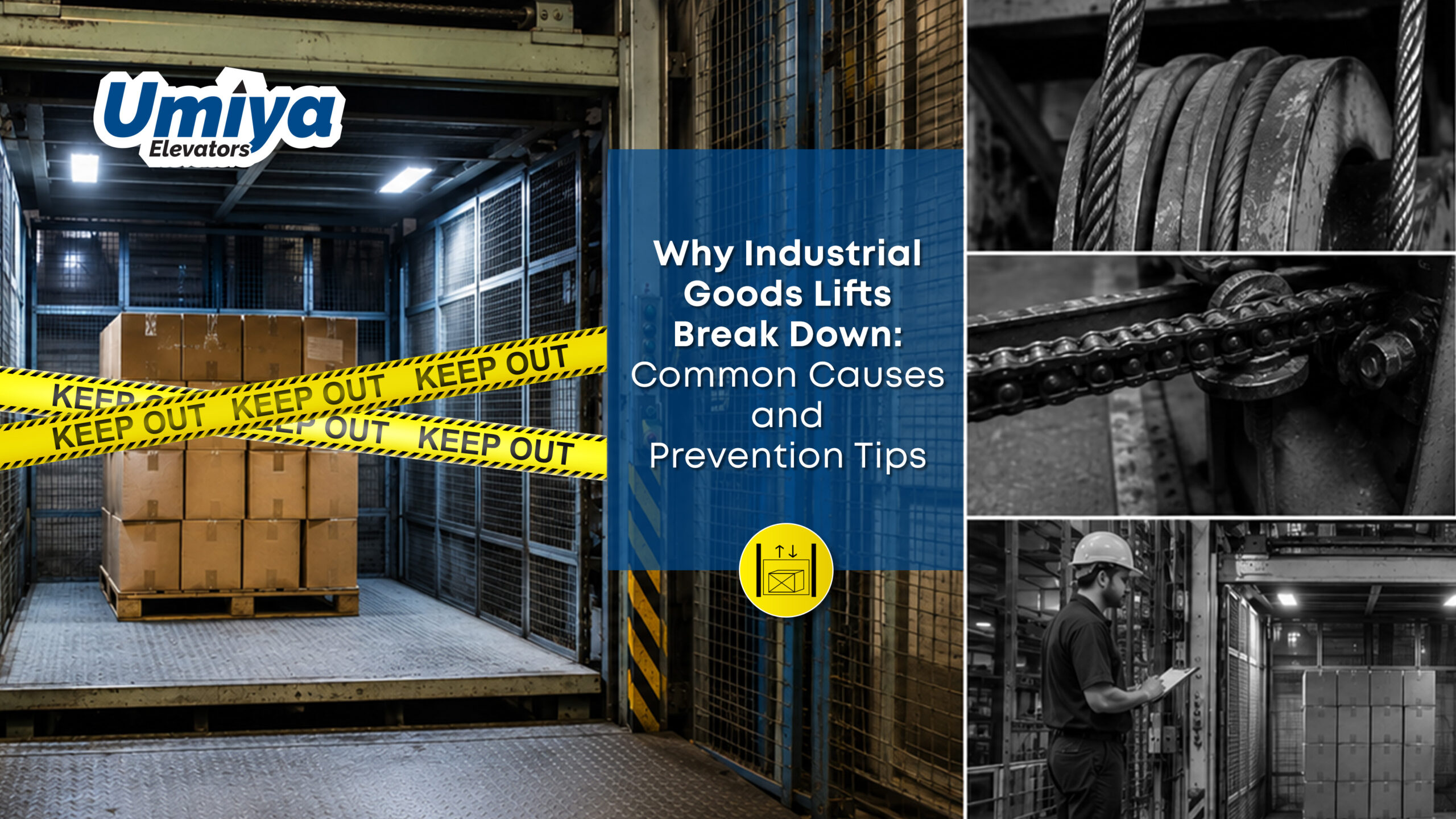 Why Industrial Goods Lifts Break Down Common Causes and Prevention Tips - Umiya Elevators