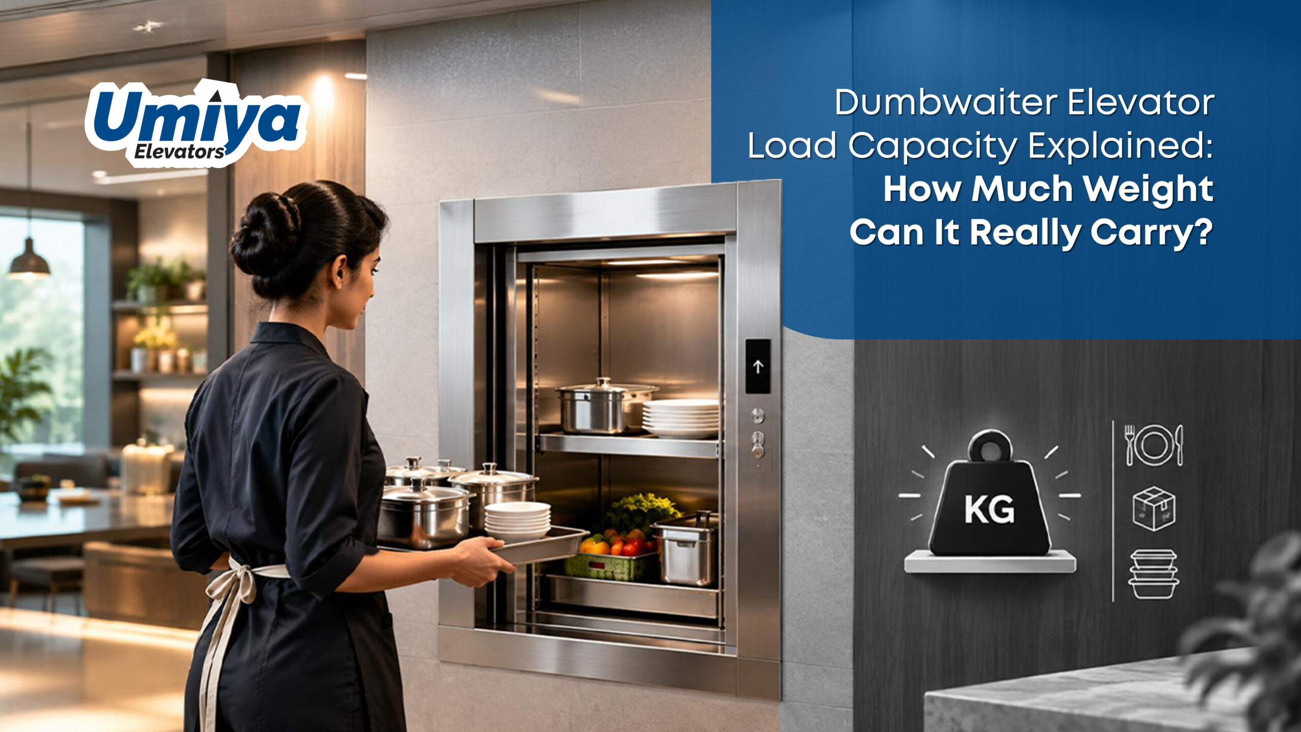 Dumbwaiter Elevator Load Capacity Explained How Much Weight Can It Really Carry - Umiya Elevators