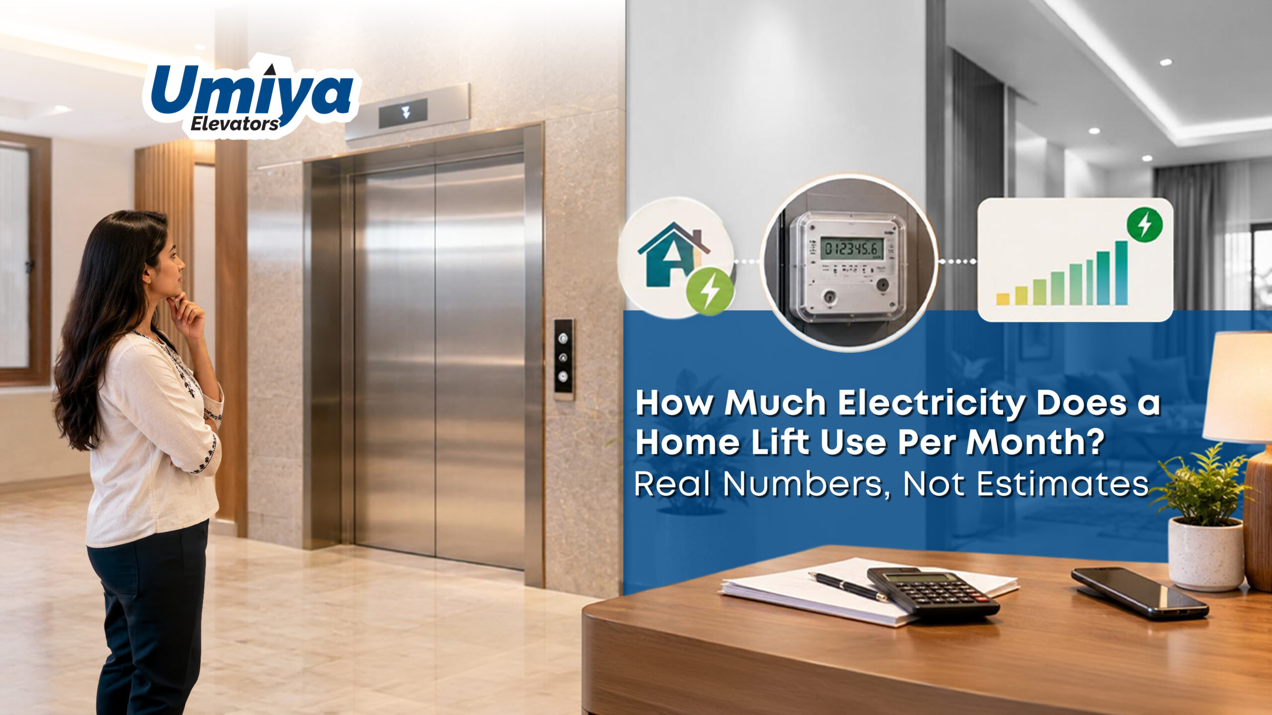 How Much Electricity Does a Home Lift Use Per Month Real Numbers, Not Estimates - Umiya Elevators