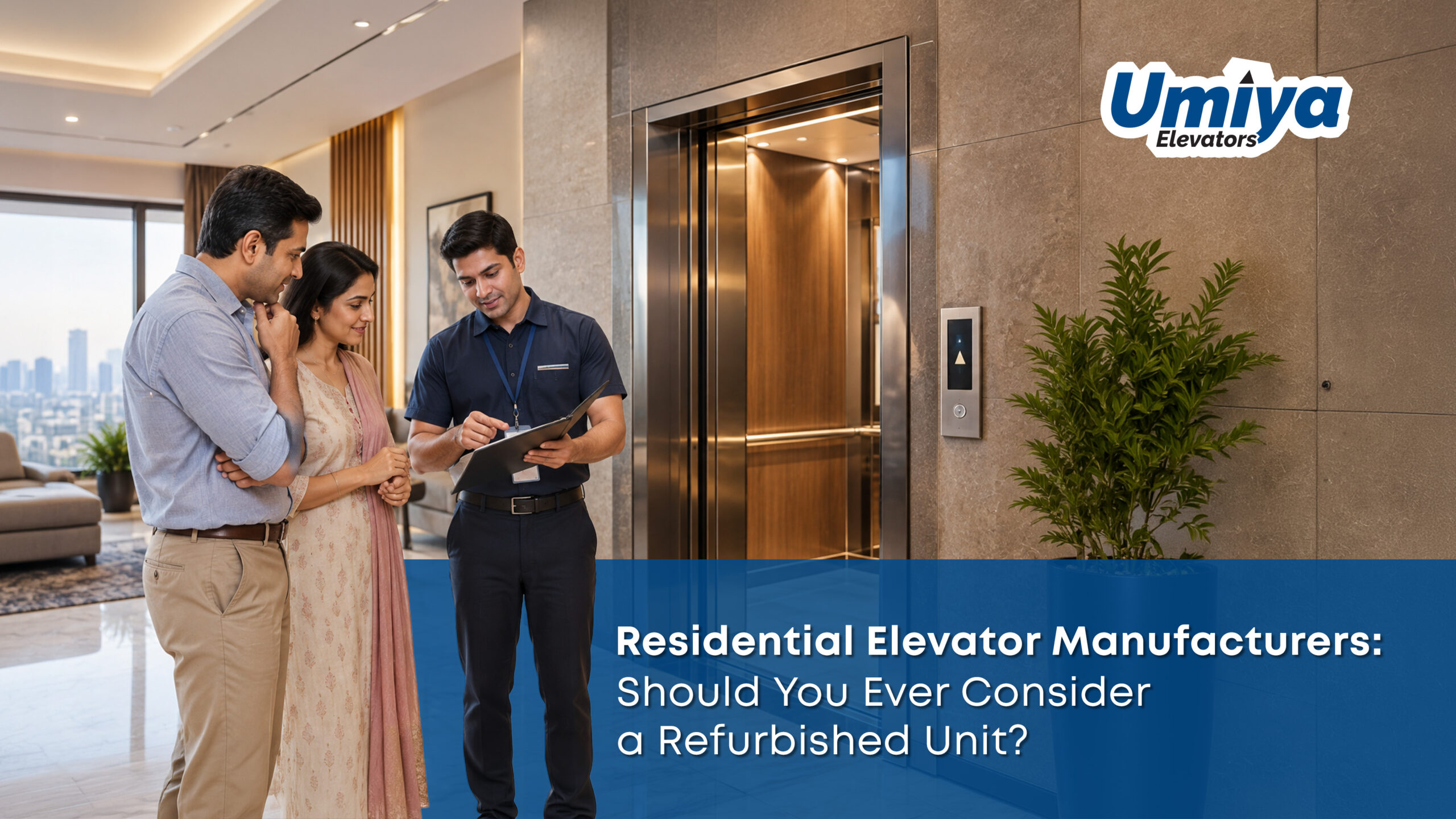 Residential Elevator Manufacturers Should You Ever Consider a Refurbished Unit - Umiya Elevators