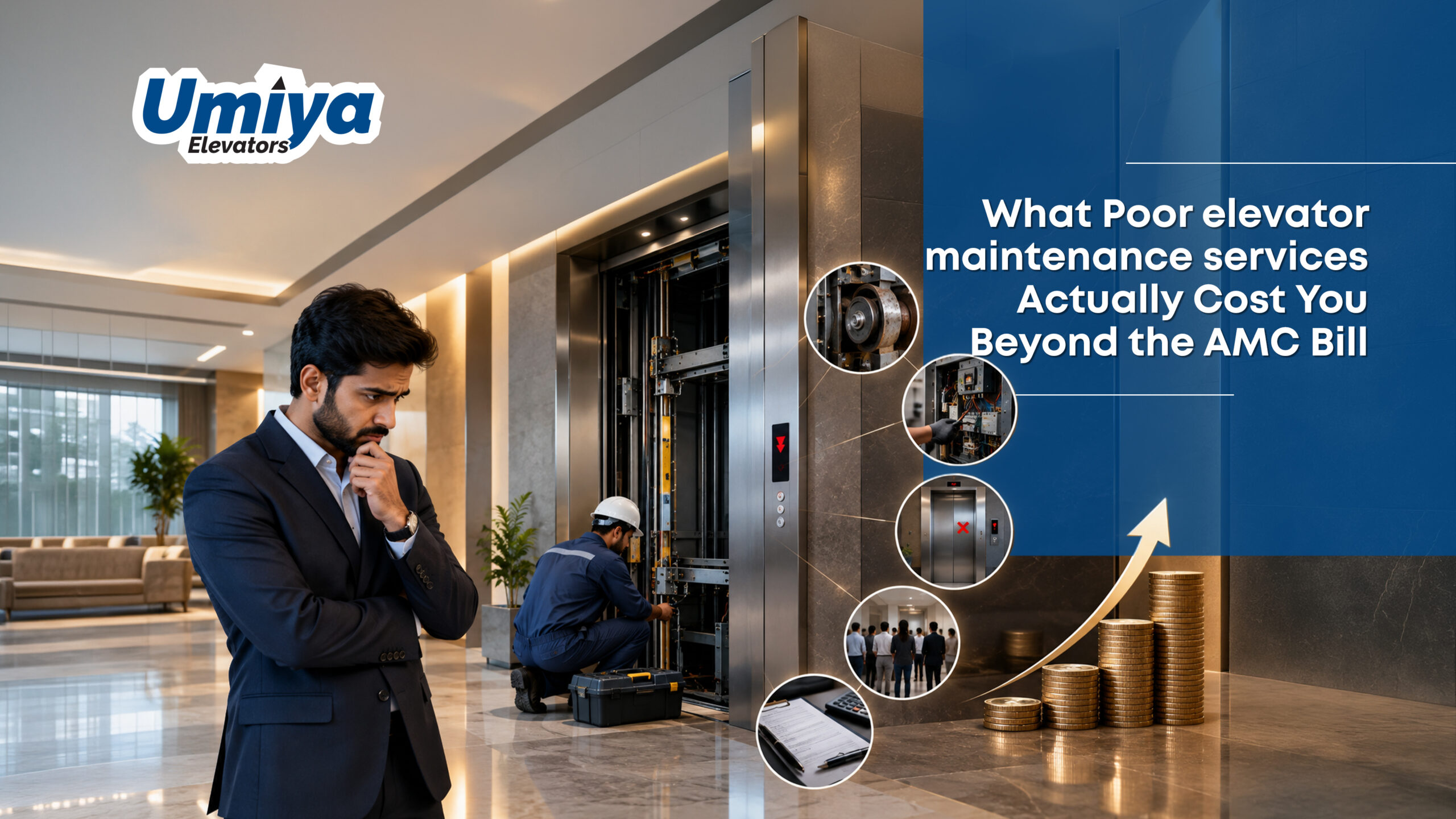 What Poor elevator maintenance services Actually Cost You Beyond the AMC Bill - Umiya Elevators