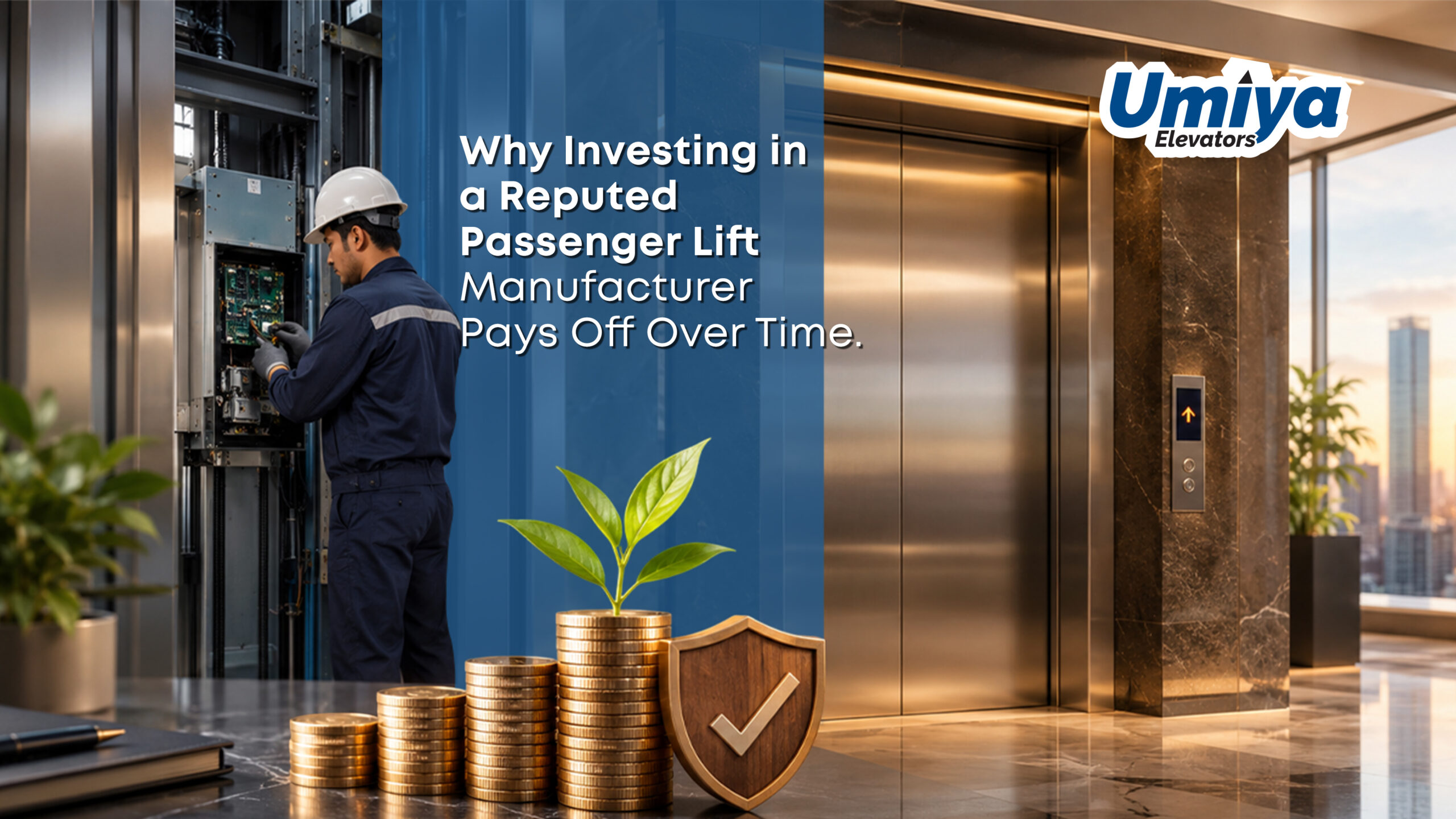 Why Investing in a Reputed Passenger Lift Manufacturer Pays Off Over Time - Umiya Elevators